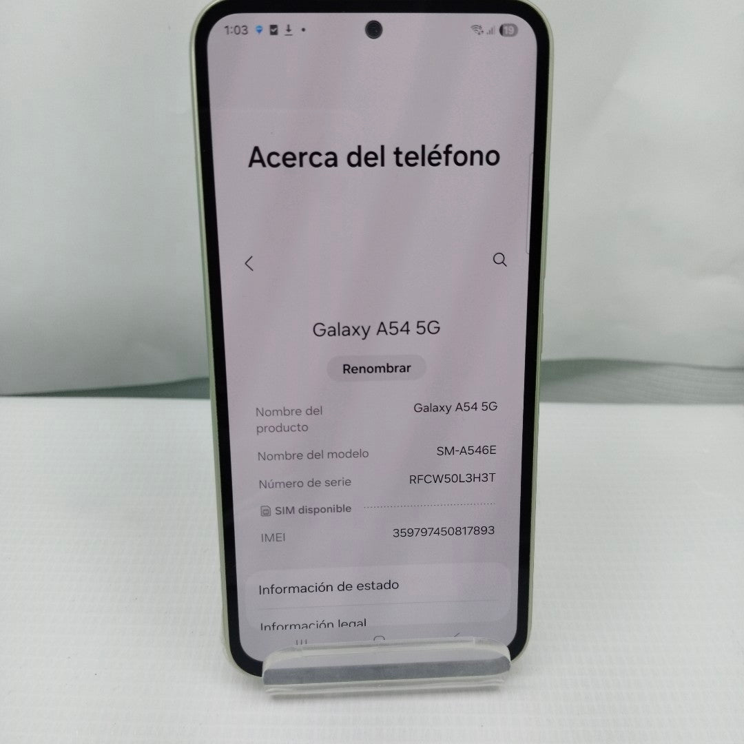 CELULAR SAMSUNG GALAXY A54 5G SM-A546E 128 GB 8 GB RAM (SEMINUEVO)