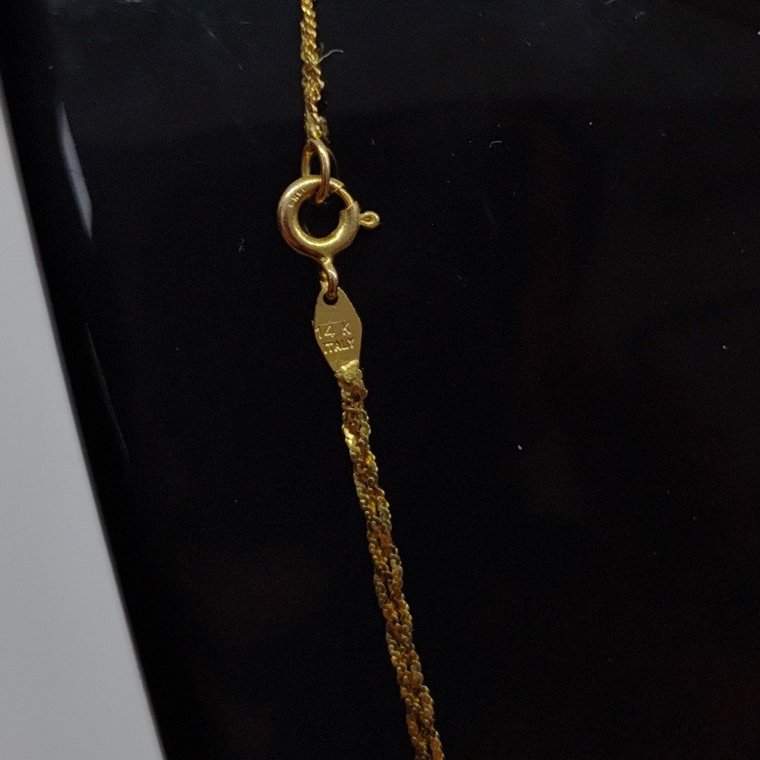 CADENA ORO 14 K 2,70 GRMS (SEMINUEVO)