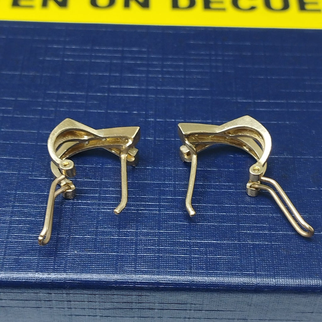ARETES PAR ORO 14 K 3.6 GRMS (SEMINUEVO)
