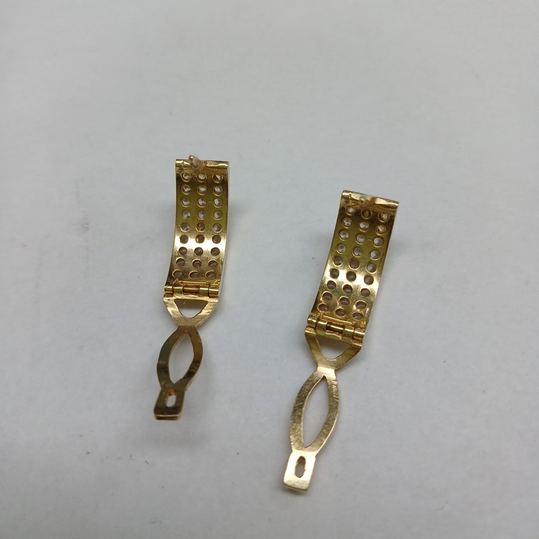 ARETES PAR ORO 14 K 7 GRMS (SEMINUEVO)