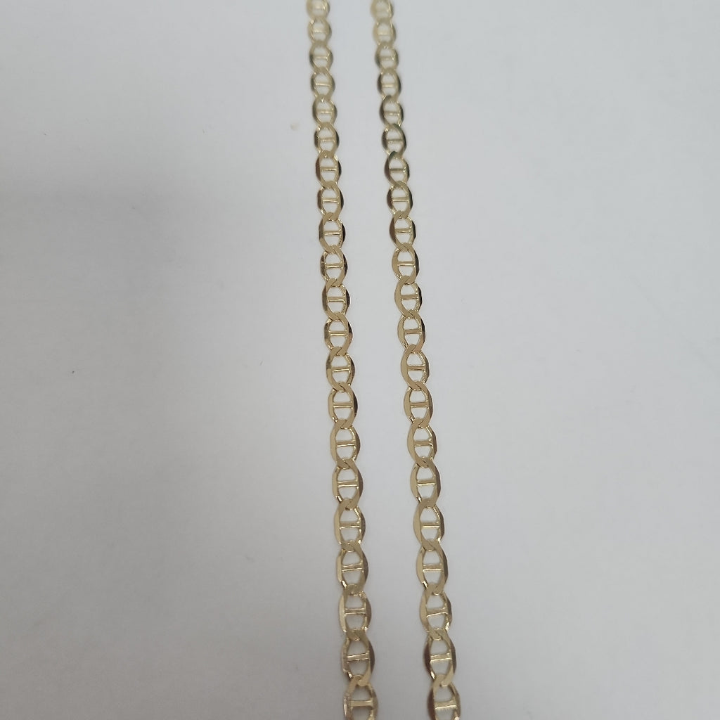 CADENAS TEJIDO MARINERA ORO 14K 50 CM 7.2 GR (NUEVO)