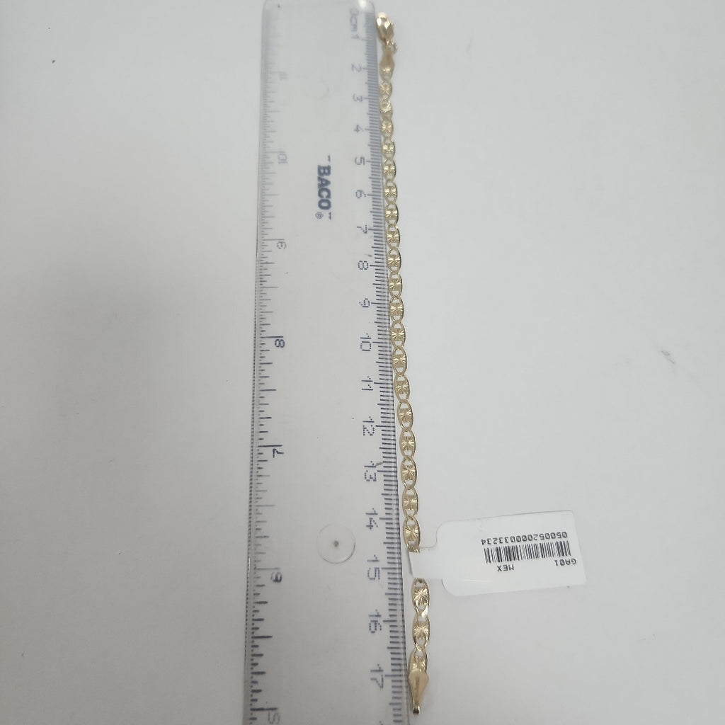 PULSERAS GUCHI ORO 14K 18 CM 2.9 GR (NUEVO)