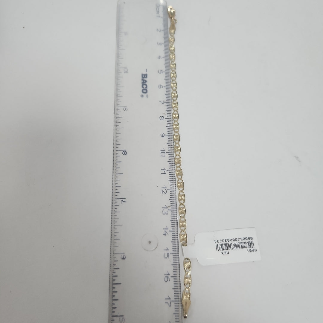 PULSERAS GUCHI ORO 14K 18 CM 2.9 GR (NUEVO)
