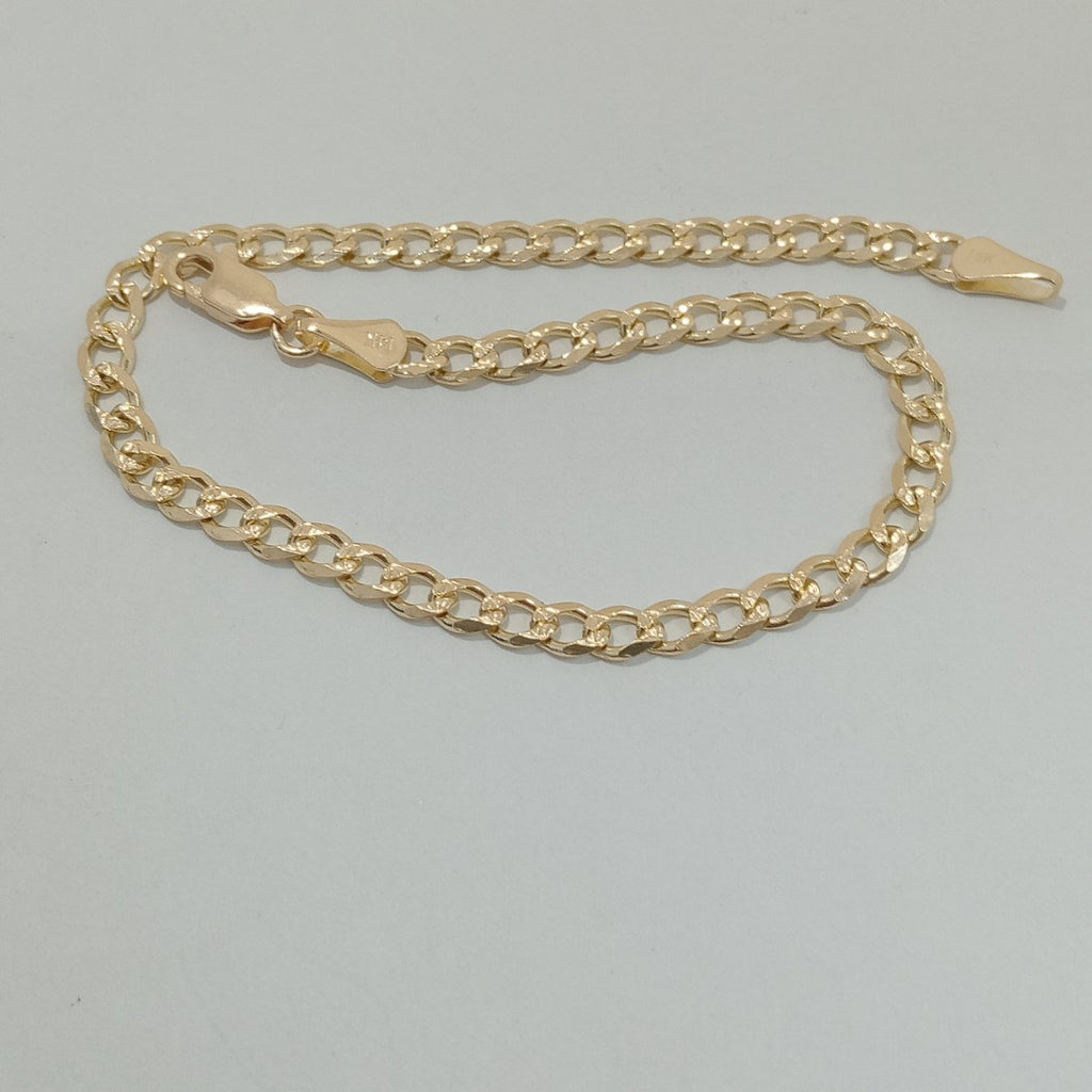PULSERAS BARBADA ORO 14K 21 CM 5.3 GR (NUEVO)