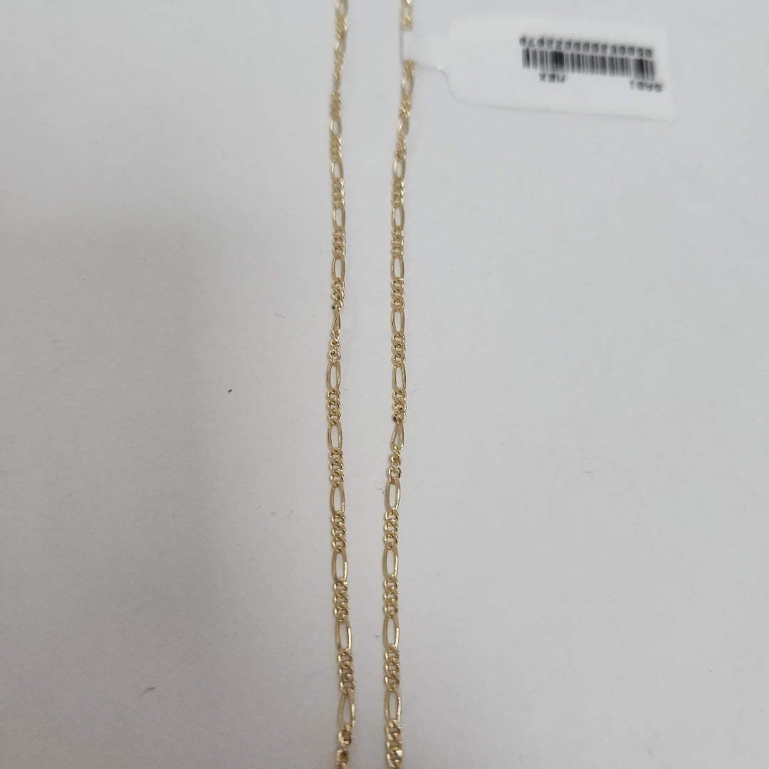 CADENAS TEJIDO 3X1 ORO 14K 55 CM 2.6 GR (NUEVO)