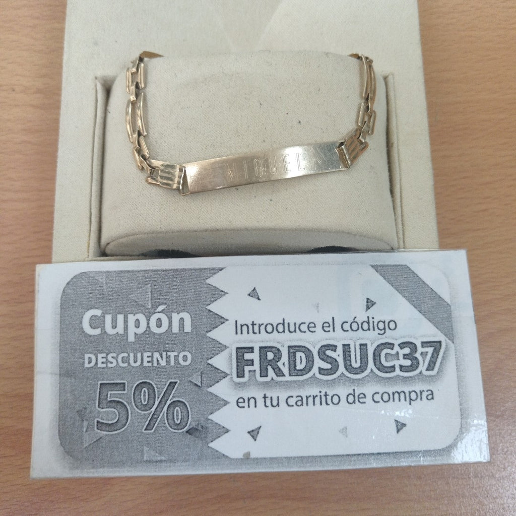 ESCLAVA ORO 10 K 6.4 GRMS (SEMINUEVO)