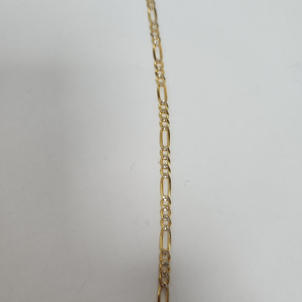 PULSERAS 3X1 DIAMANTADA ORO 14K 18 CM 2.9 GR (NUEVO)