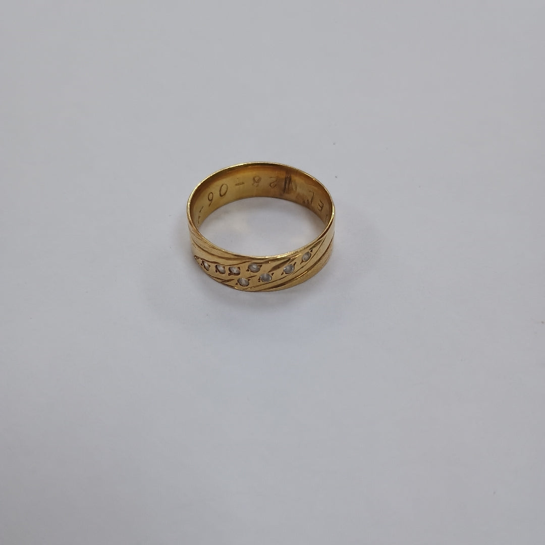 ARGOLLA ORO 14 K 3.9 GRMS (SEMINUEVO)
