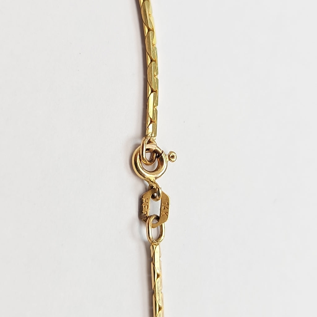 GARGANTILLA ORO 14 K 9,10 GRMS (SEMINUEVO)