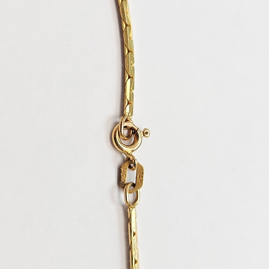 GARGANTILLA ORO 14 K 9,10 GRMS (SEMINUEVO)