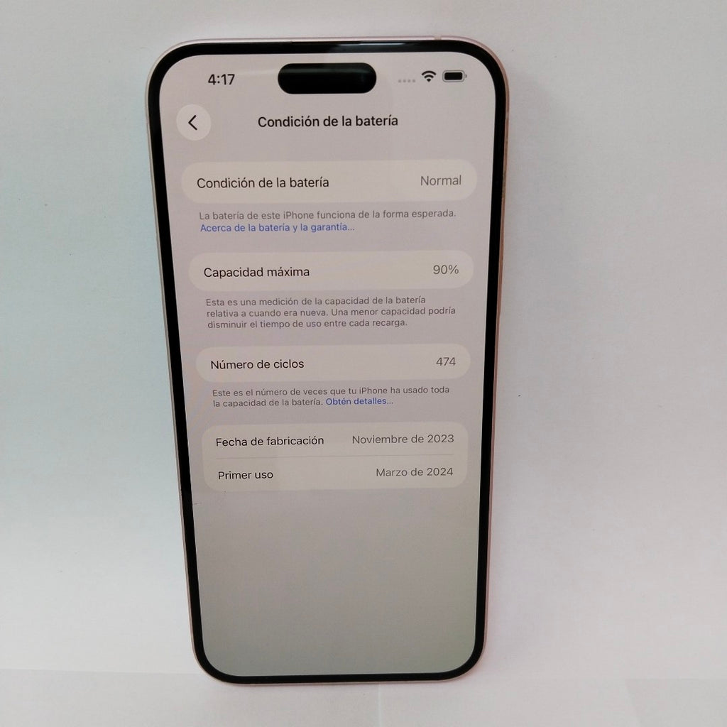 CELULAR APPLE IPHONE 15 PLUS A3093 (2023) 128 GB 6 GB RAM (SEMINUEVO)