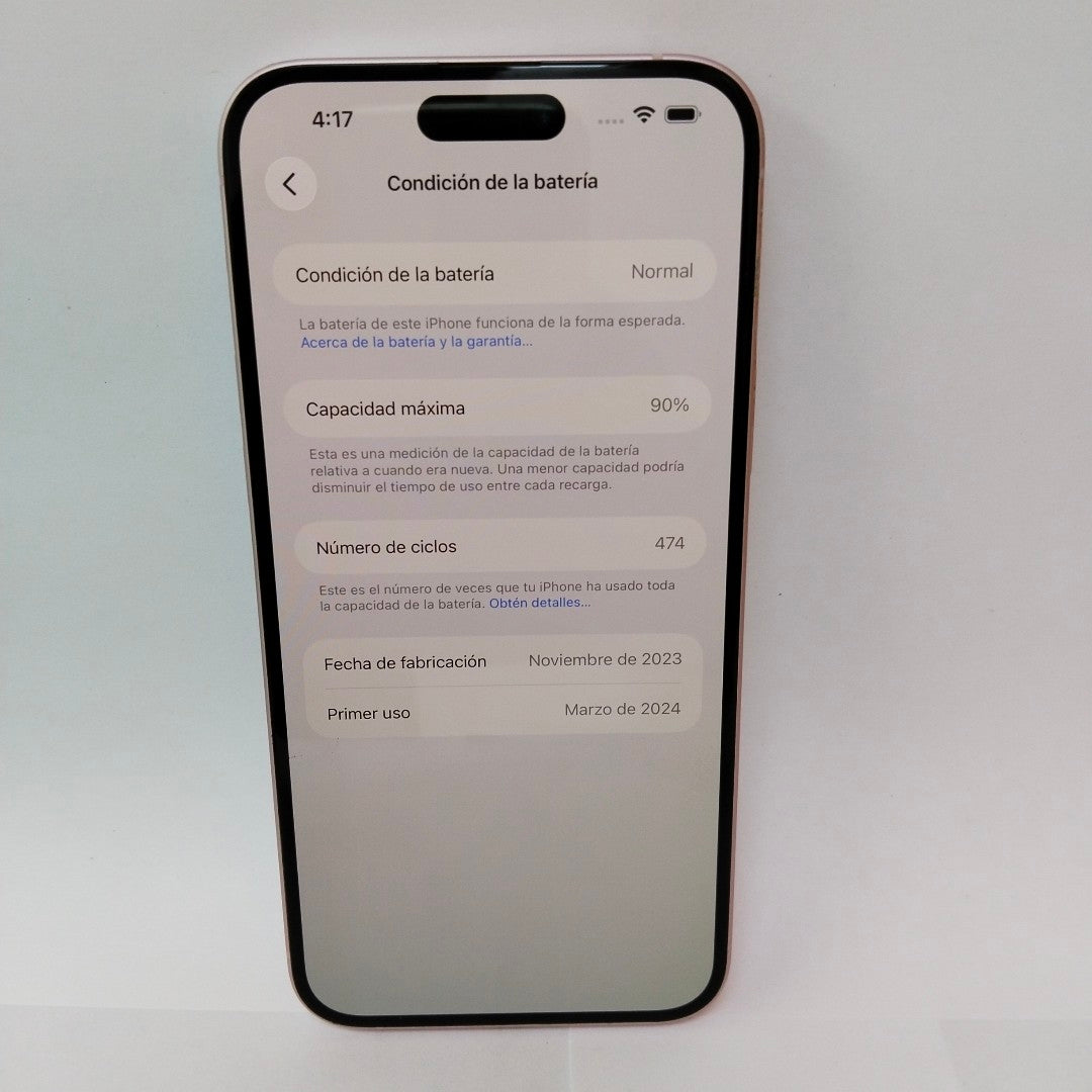 CELULAR APPLE IPHONE 15 PLUS A3093 (2023) 128 GB 6 GB RAM (SEMINUEVO)