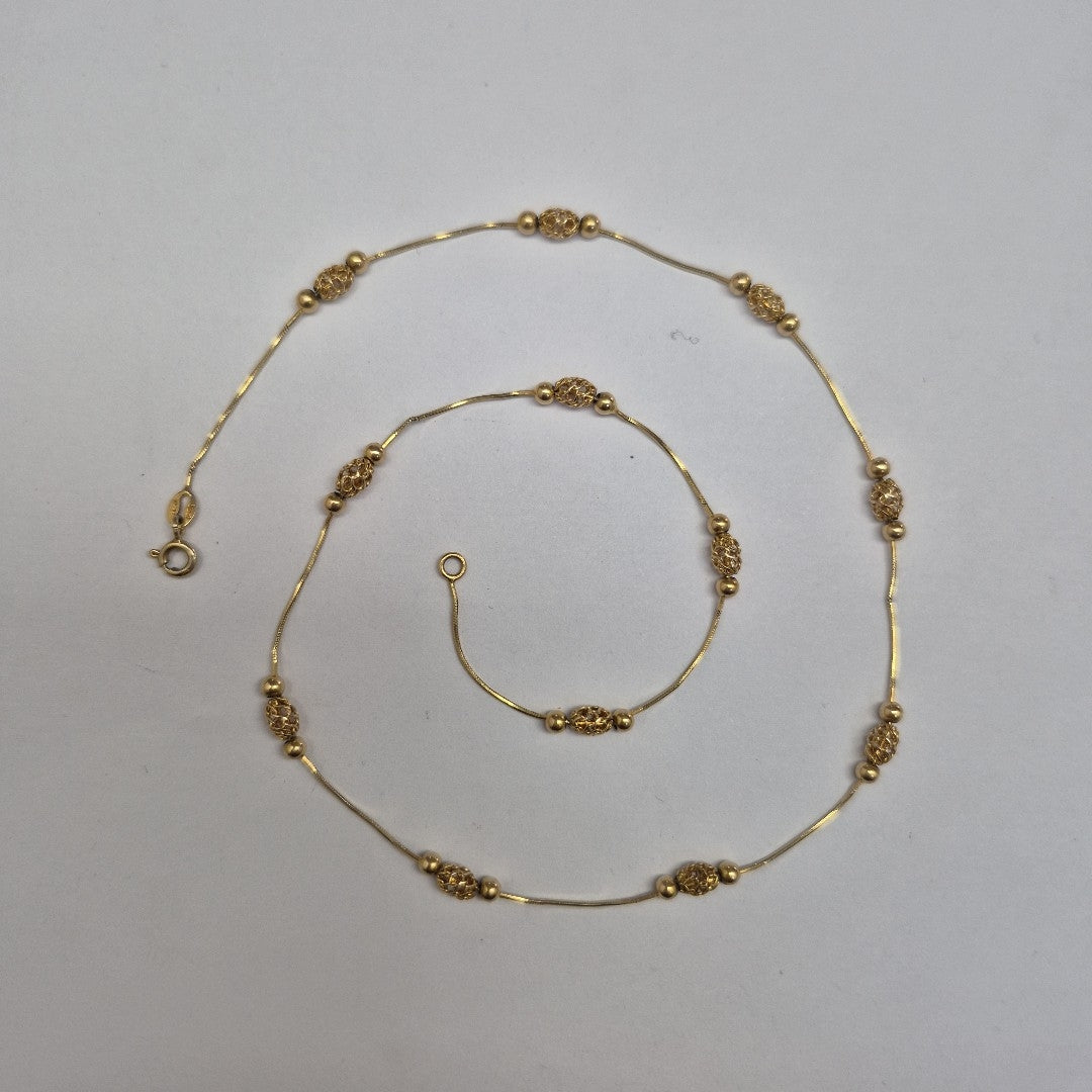 GARGANTILLA ORO 14 K 5,30 GRMS (SEMINUEVO)