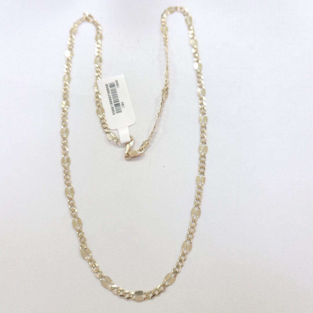 CADENAS TEJIDO ESPECIAL ORO 10K 55 CM 7.1 GR (NUEVO)
