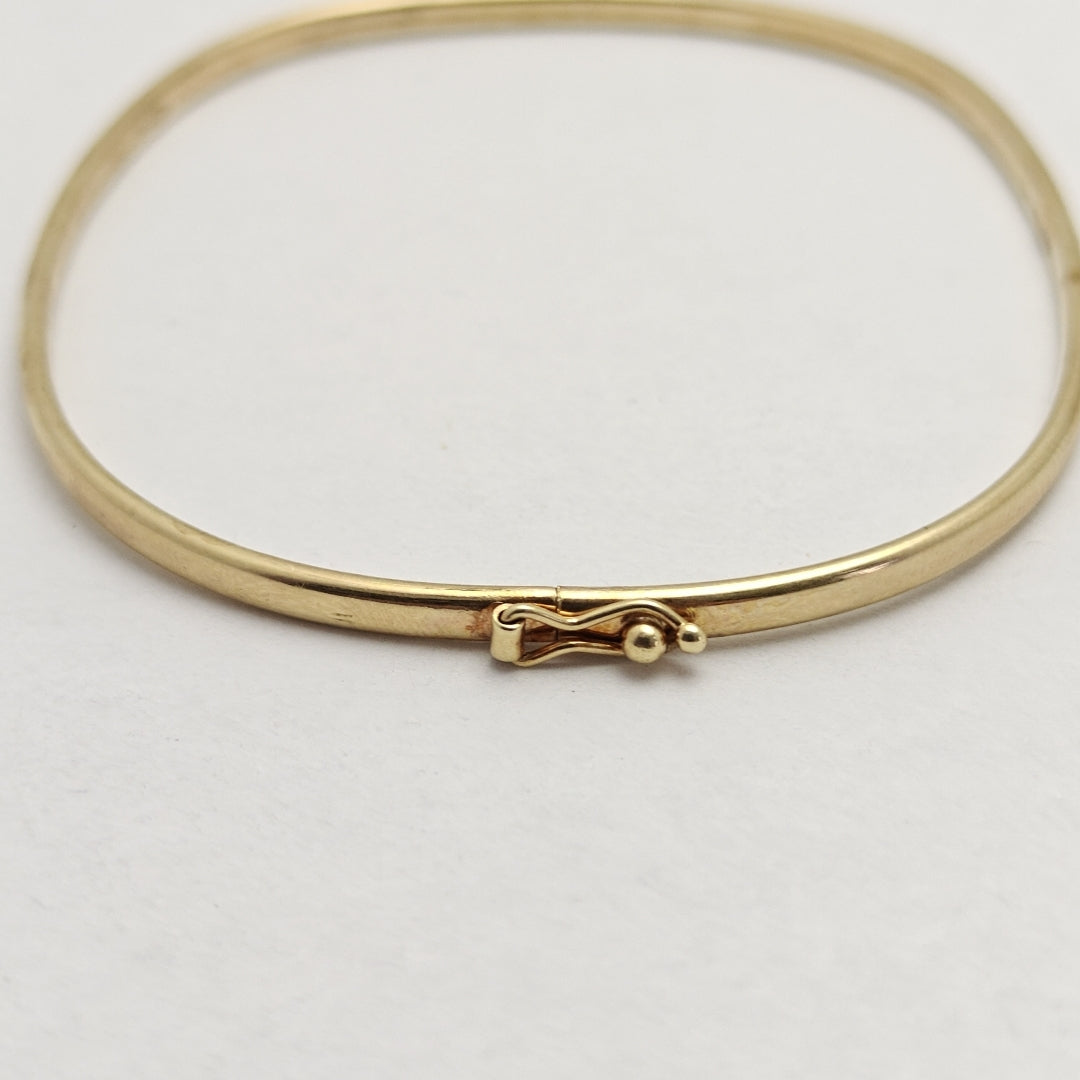 PULSERA RIGIDA ORO 14 K 3,60 GRMS (SEMINUEVO)