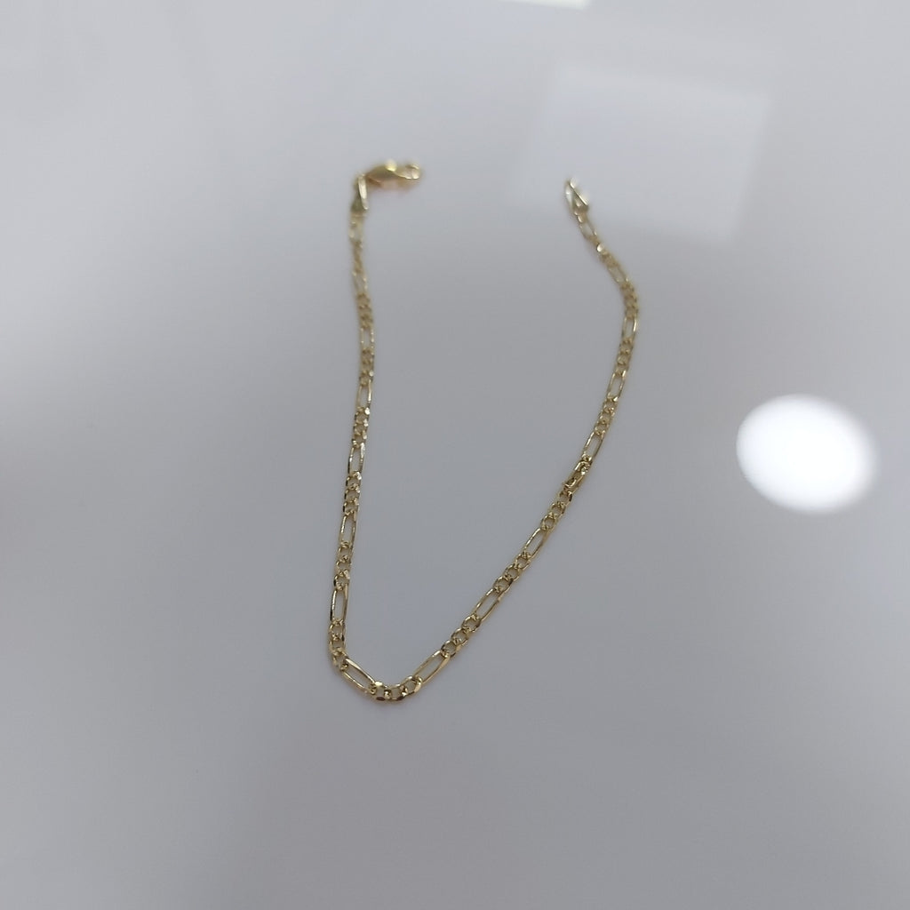 PULSERAS 3X1 ORO 14K 18 CM 1.6 GR (NUEVO)