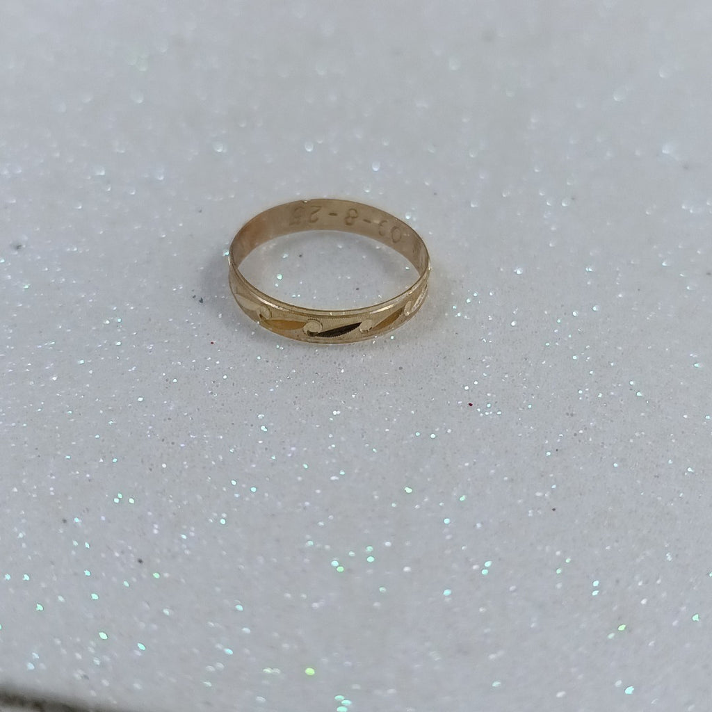 ARGOLLA ORO 10 K 0.9 GRMS (SEMINUEVO)