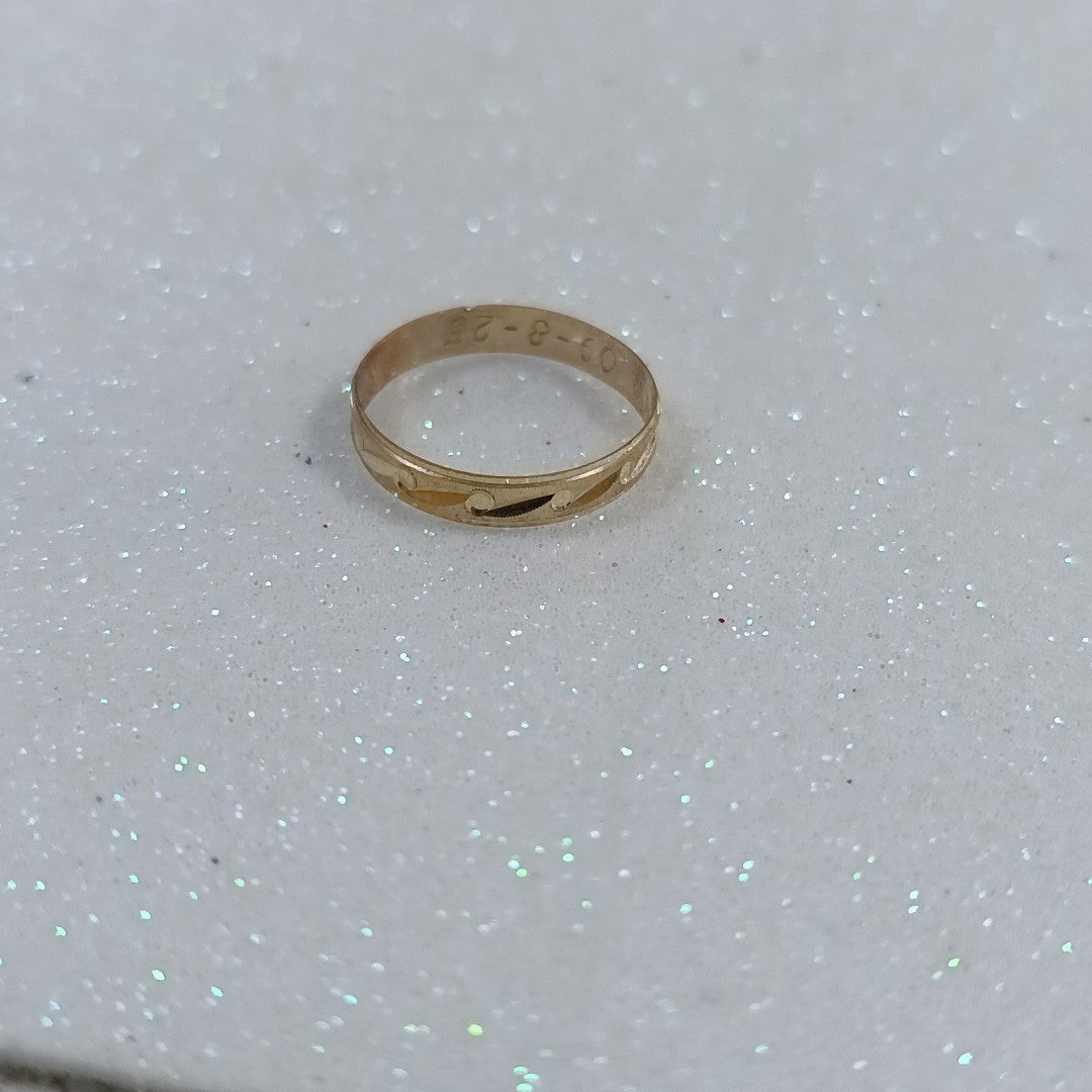 ARGOLLA ORO 10 K 0.9 GRMS (SEMINUEVO)