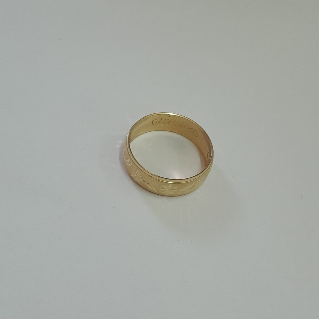 ARGOLLA ORO 14 K 2.1 GRMS (SEMINUEVO)