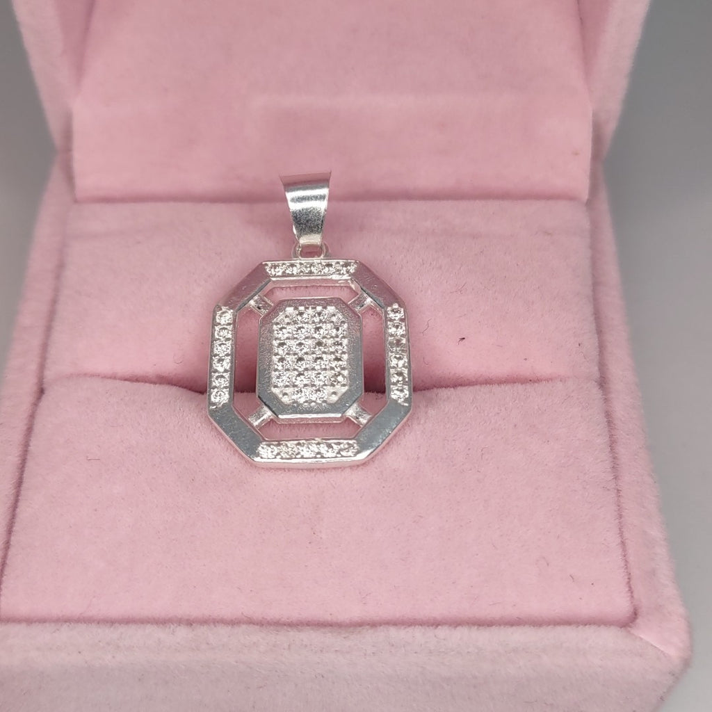 DIJE C/CIRCONIAS PLATA .925 3.5 GR (NUEVO)