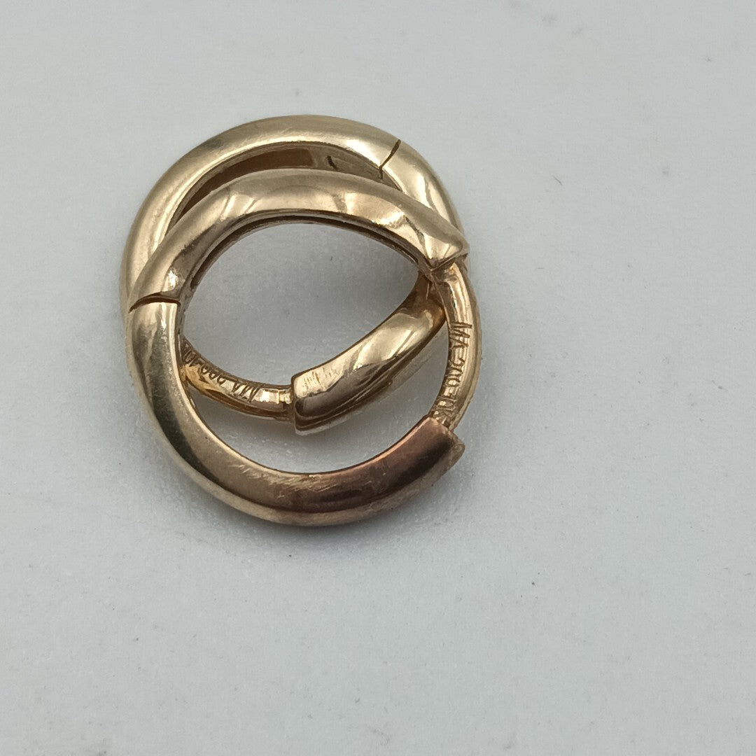 ARRACADAS PAR ORO 10 K 1.1 GRMS (SEMINUEVO)
