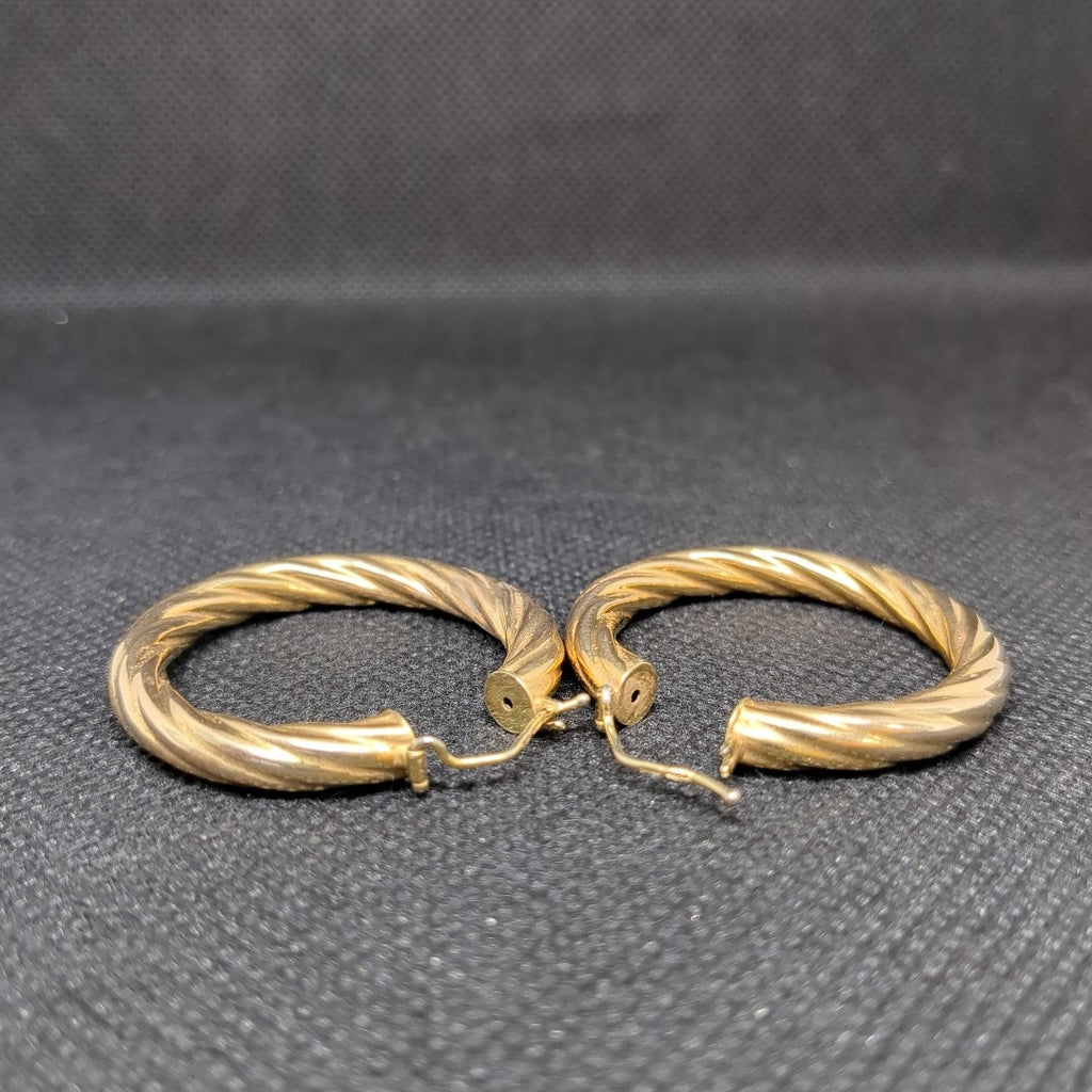 ARRACADAS PAR ORO 14 K 7.7 GRMS (SEMINUEVO)