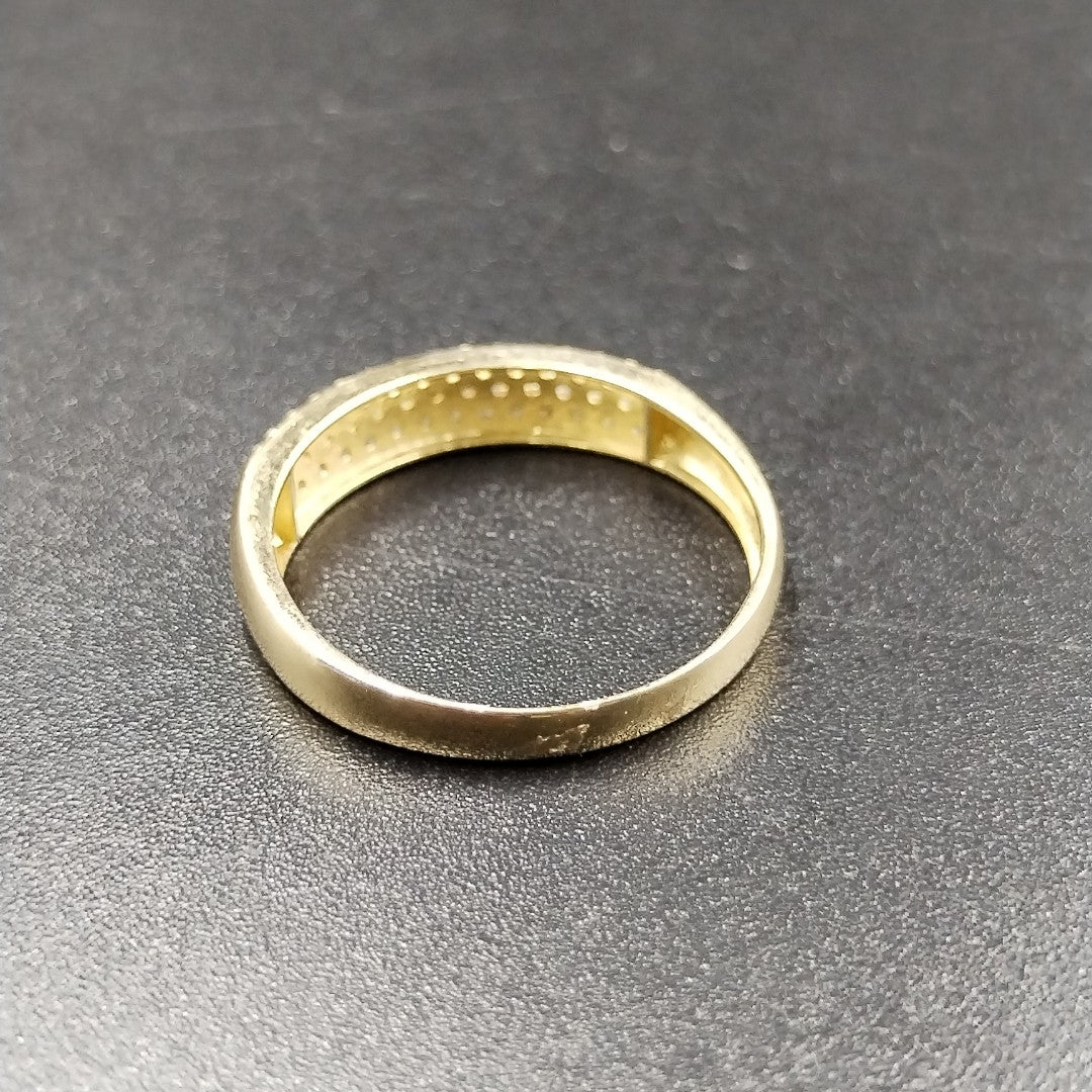 ANILLOS C/CIRCONIA ORO 10K TALLA 9 2.2 GR (NUEVO)