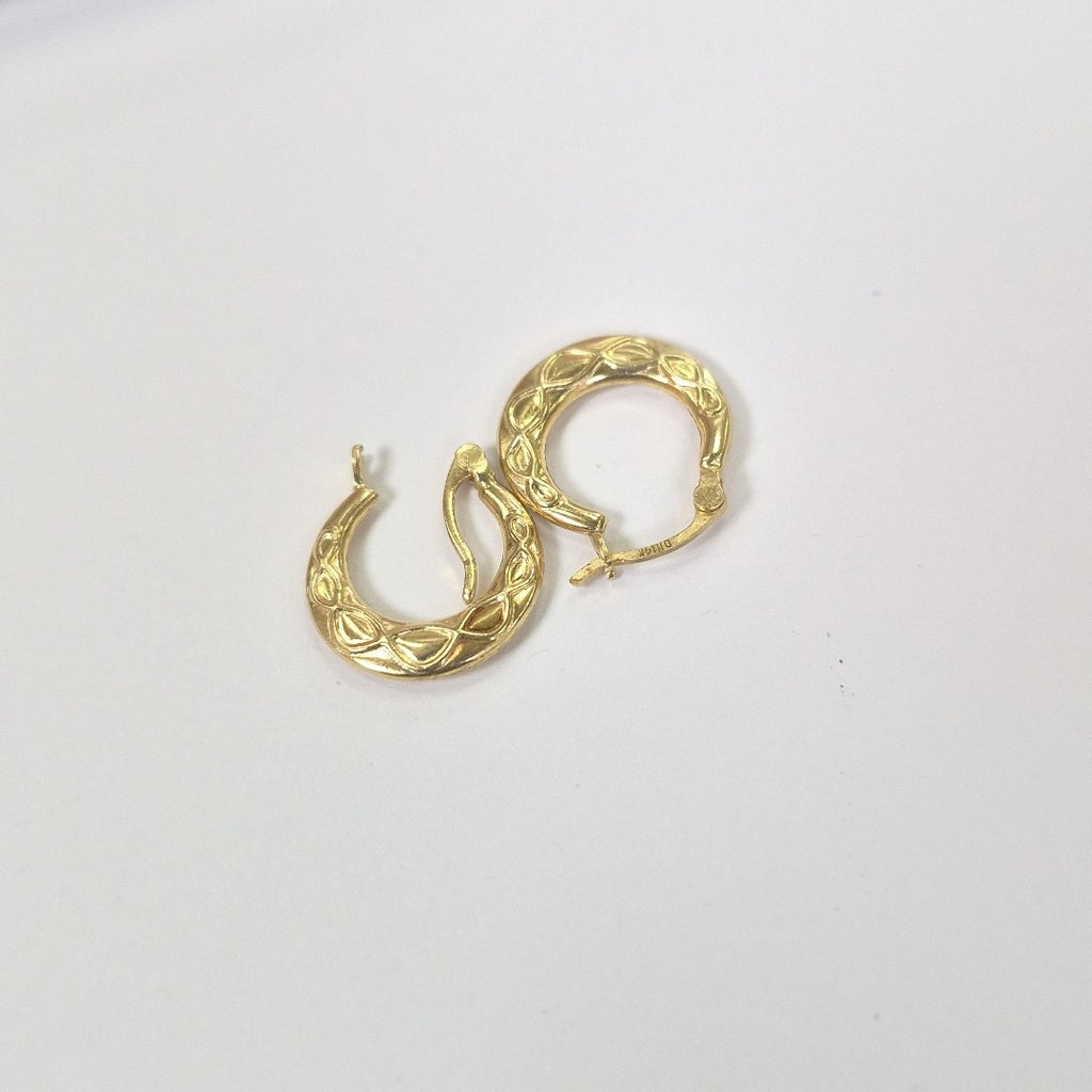 ARRACADAS PAR ORO 14 K 1,40 GRMS (SEMINUEVO)