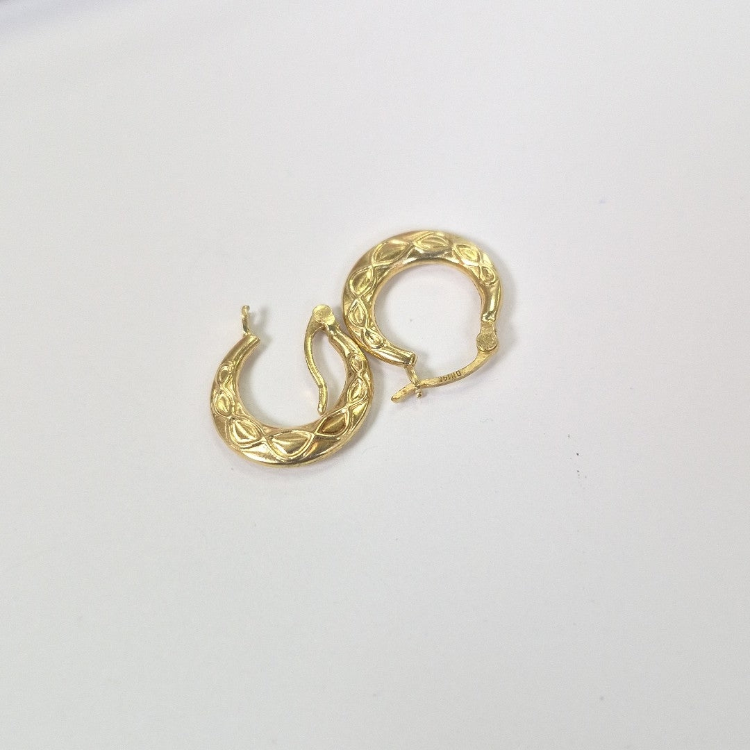 ARRACADAS PAR ORO 14 K 1,40 GRMS (SEMINUEVO)