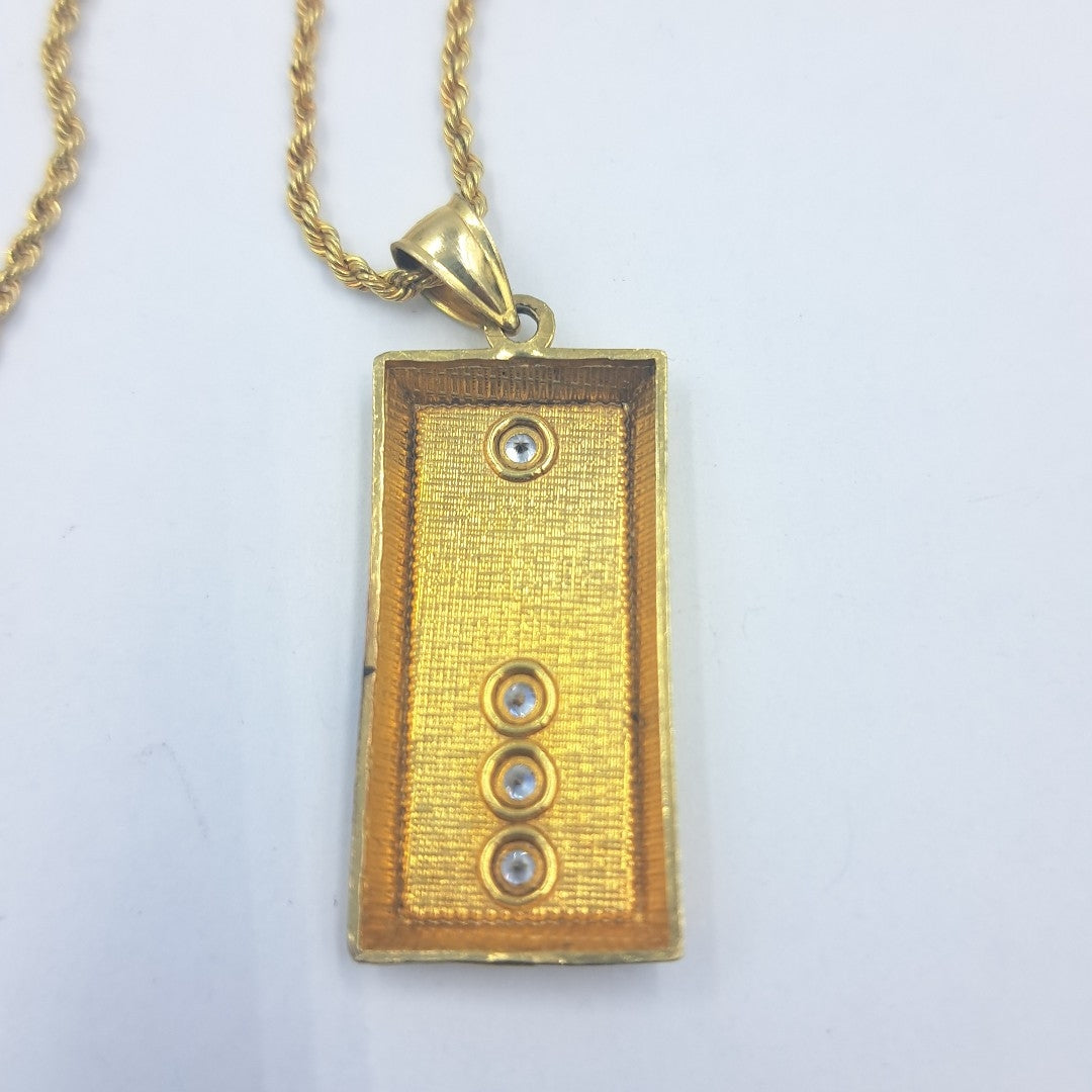 CADENA, DIJE ORO 10 K 5.9 GRMS (SEMINUEVO)