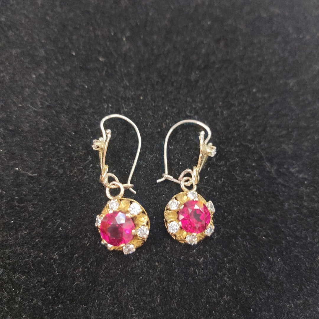 ARETES PAR ORO 8 K 5.8 GRMS (SEMINUEVO)