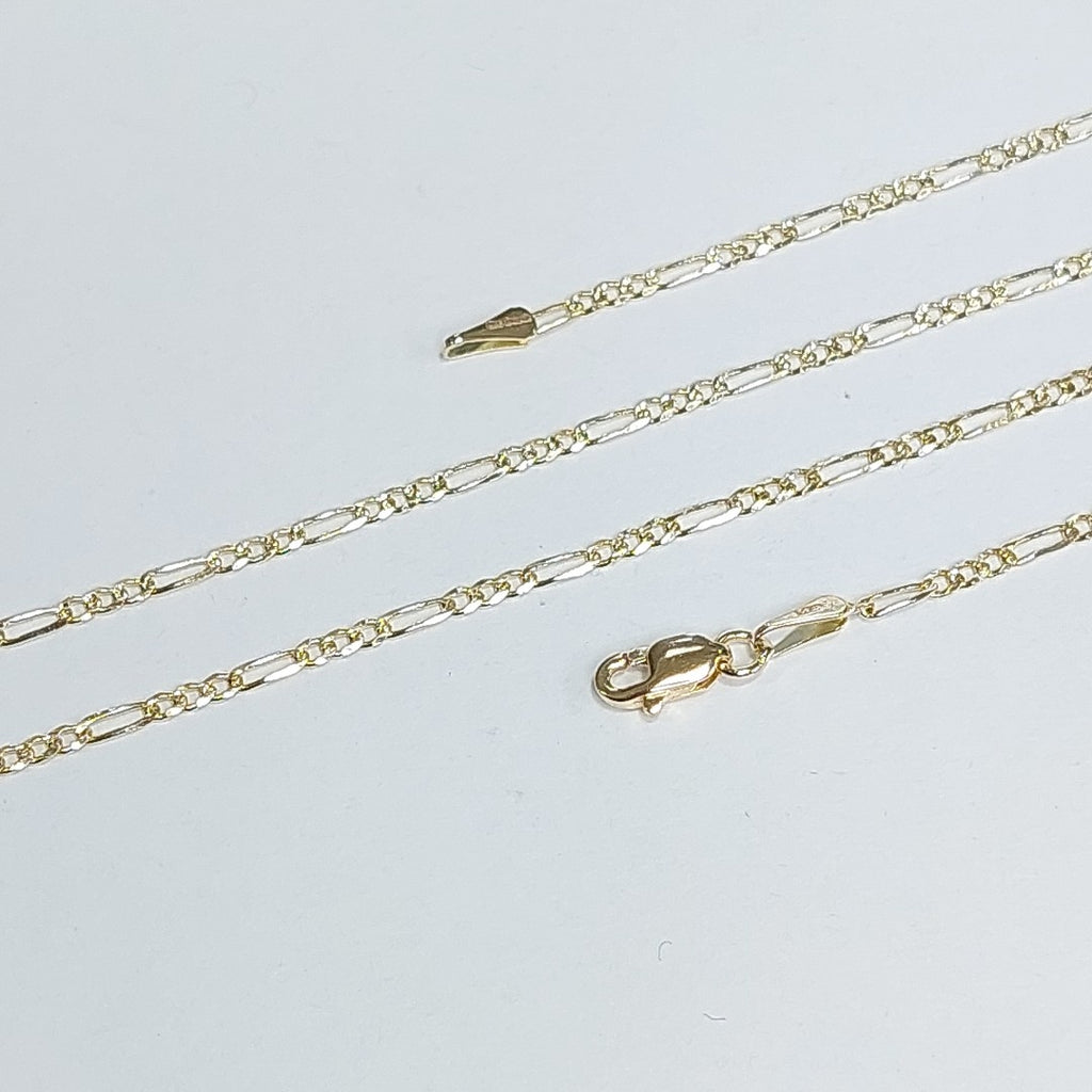 CADENAS 3X1 ORO 14K 55 CM 3.8 GR (NUEVO)