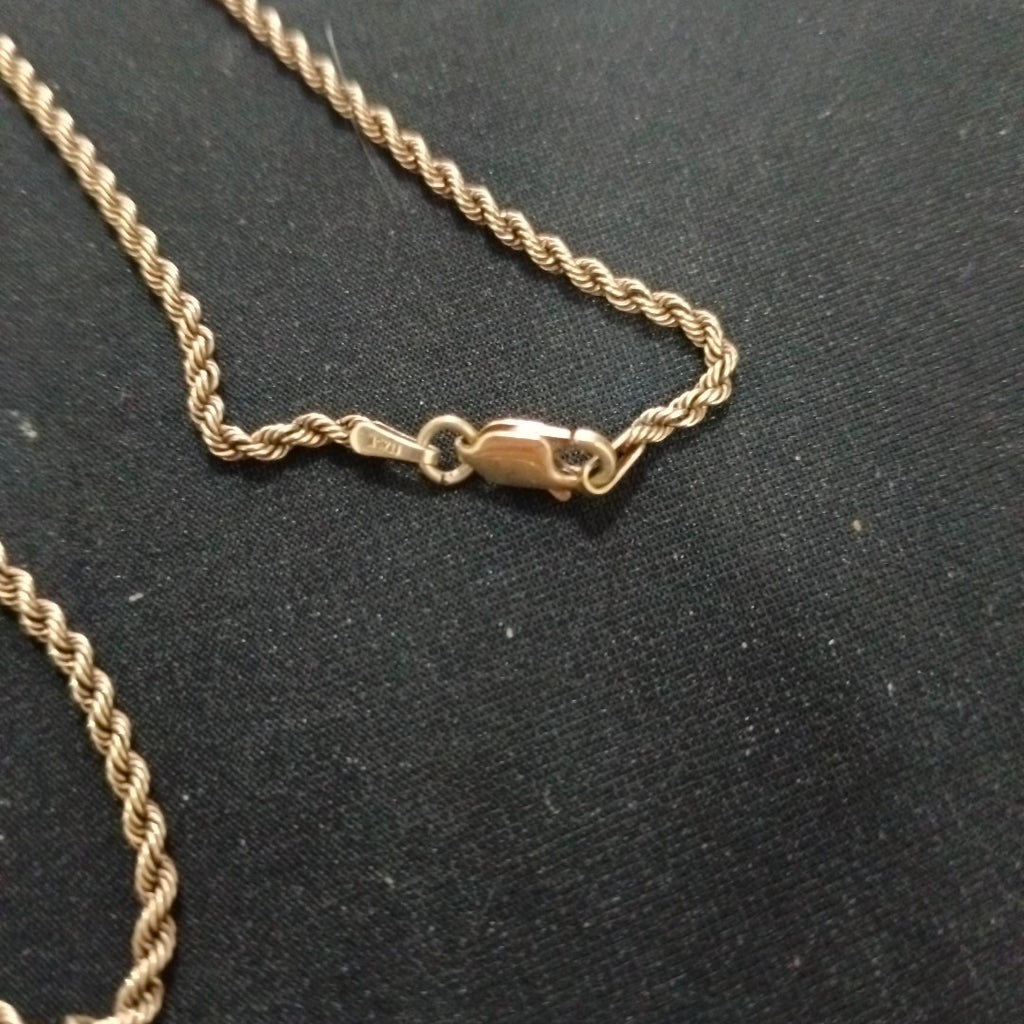 CADENA, CRUZ ORO 14 K 10.9 GRMS (SEMINUEVO)