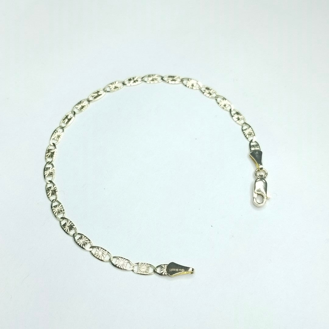 PULSERAS GUCHI ORO 14K 18 CM 2.9 GR (NUEVO)