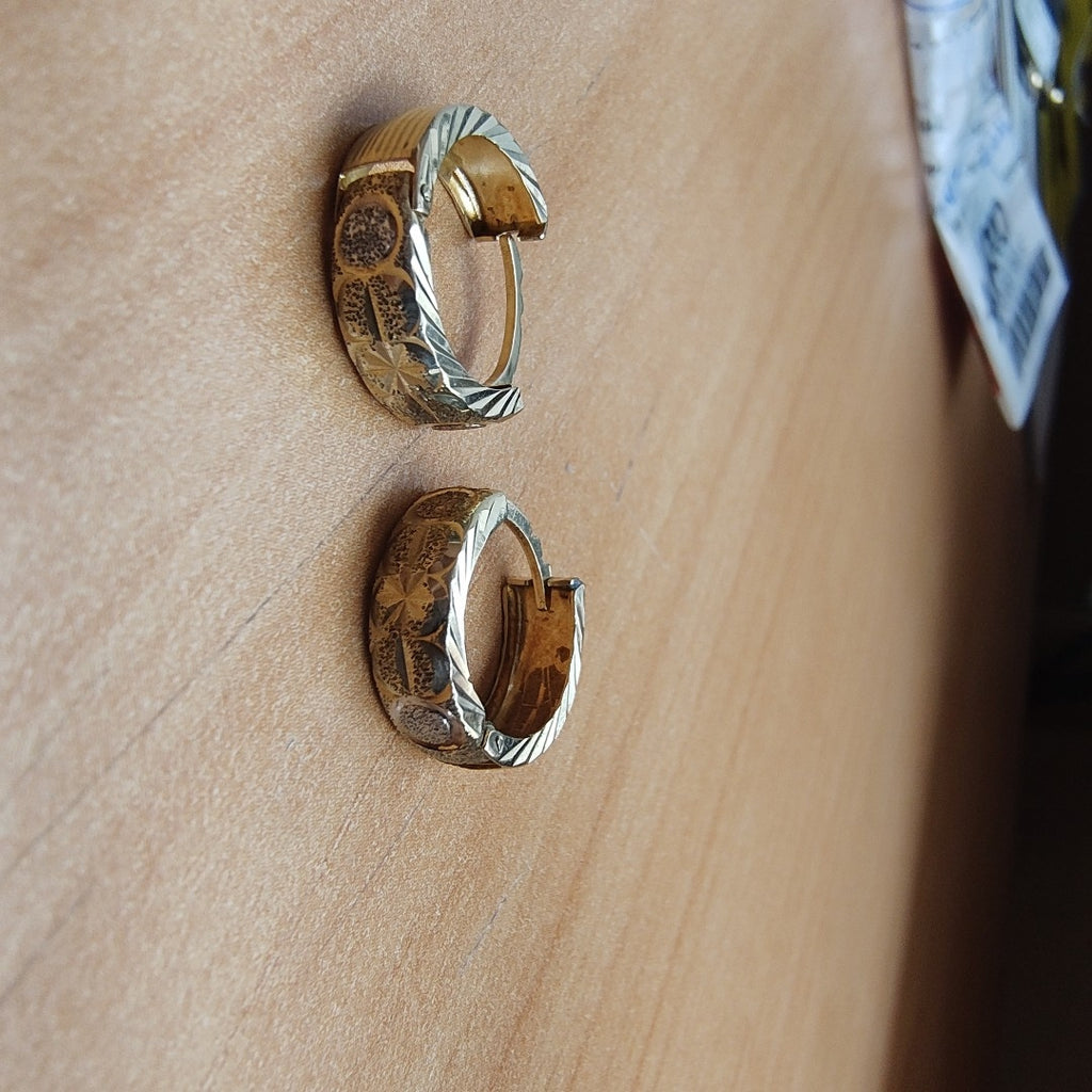 ARRACADAS PAR ORO 14 K 2 GRMS (SEMINUEVO)