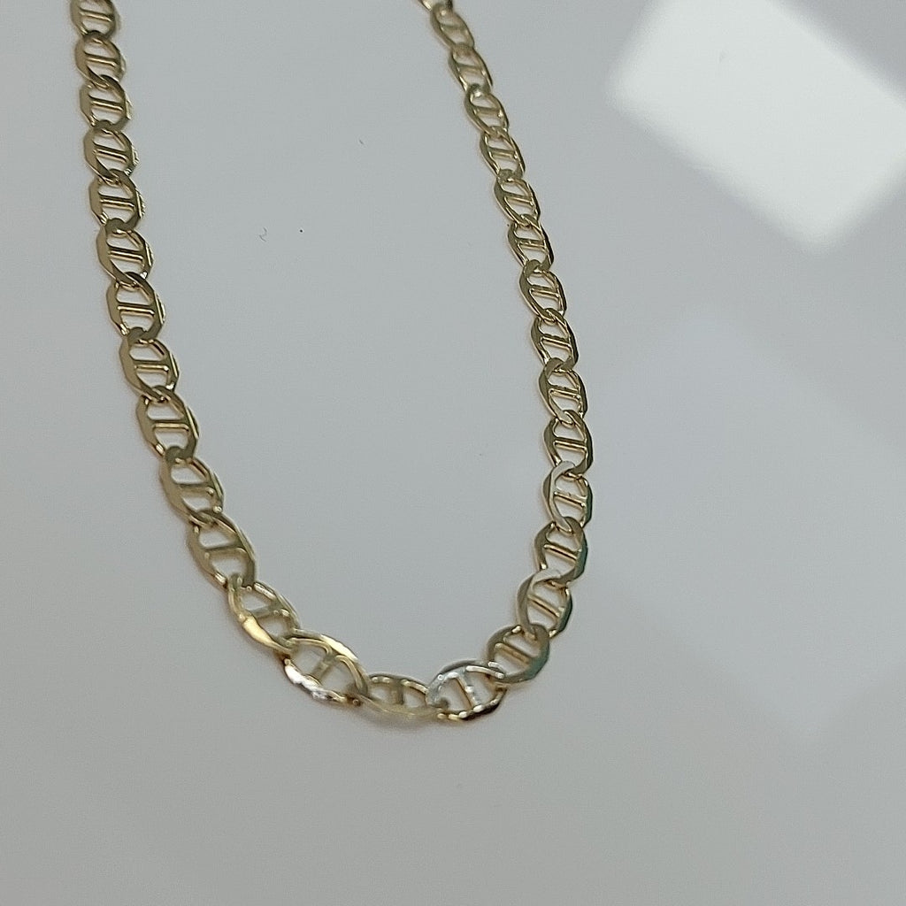PULSERAS TEJIDO MARINERA ORO 14K 21 CM 3.2 GR (NUEVO)