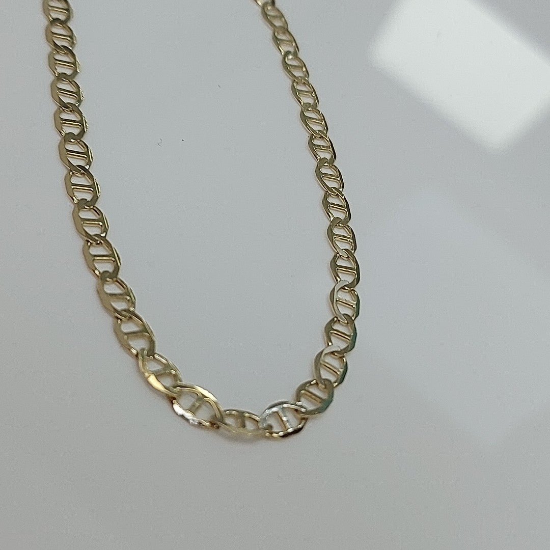 PULSERAS TEJIDO MARINERA ORO 14K 21 CM 3.2 GR (NUEVO)