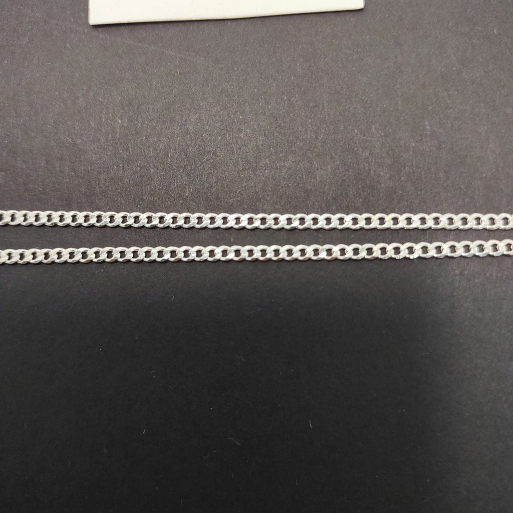 CADENA TEJIDO BARBADO PLATA .925 60 CM 5.7 GR (NUEVO)