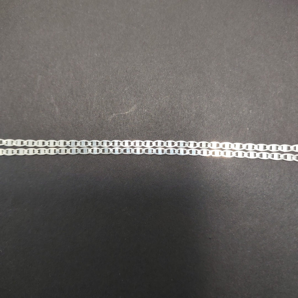 CADENA TEJIDO ESPEJO PLATA .925 55 CM 4 GR (NUEVO)