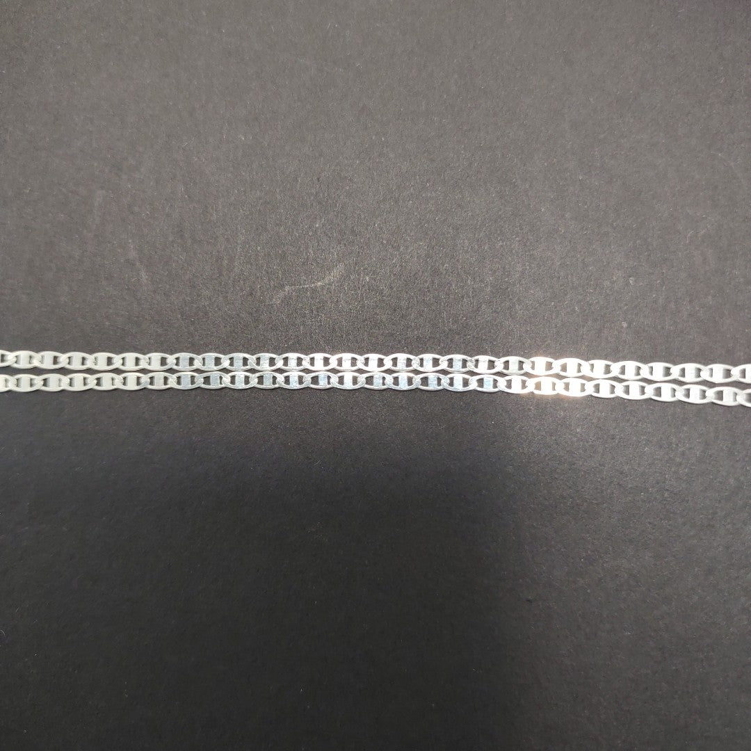 CADENA TEJIDO ESPEJO PLATA .925 55 CM 4 GR (NUEVO)