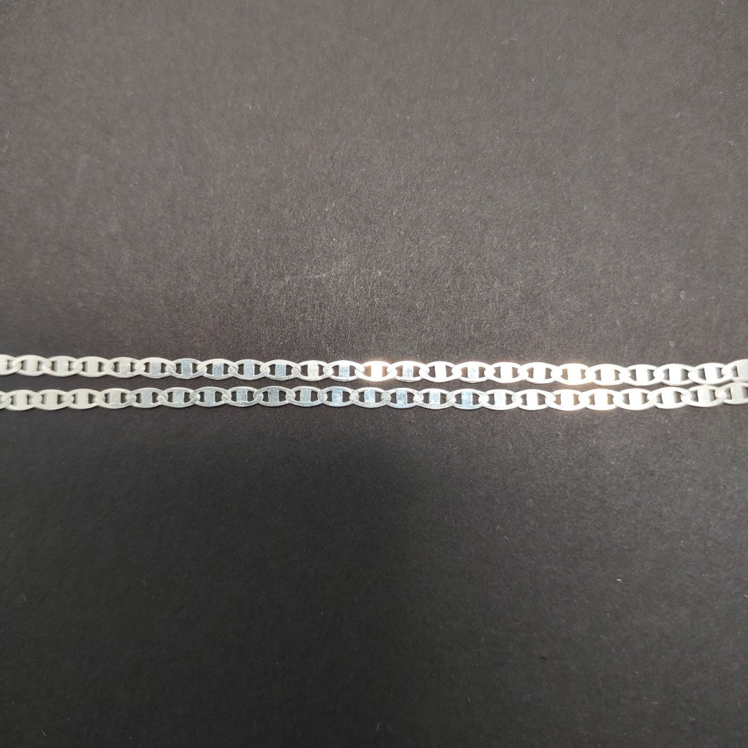 CADENA TEJIDO ESPEJO PLATA .925 60 CM 4.2 GR (NUEVO)