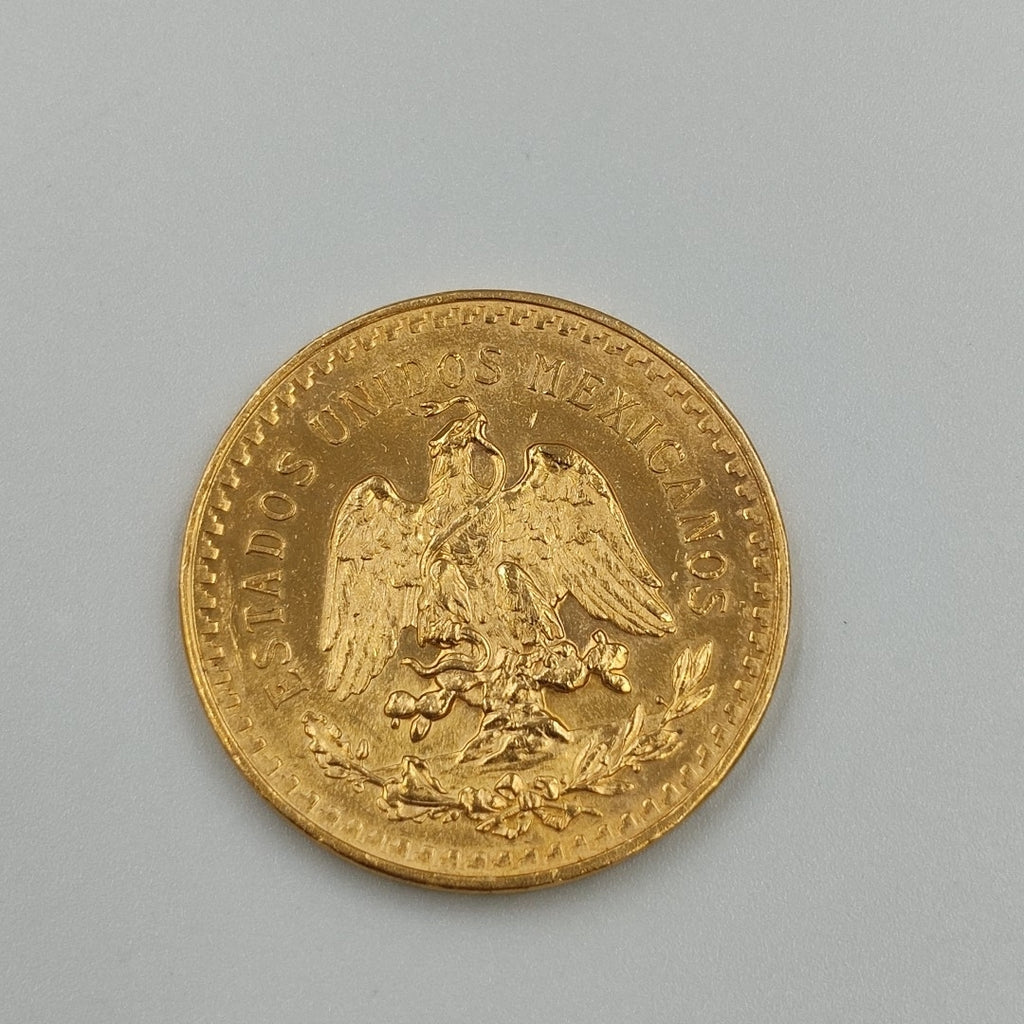 K1 41,60 GRMS 21 K IDENTIFICACIÓN MONEDA NOMINATIVA MONEDAS PESOS 50 PESOS (SEMINUEVO)