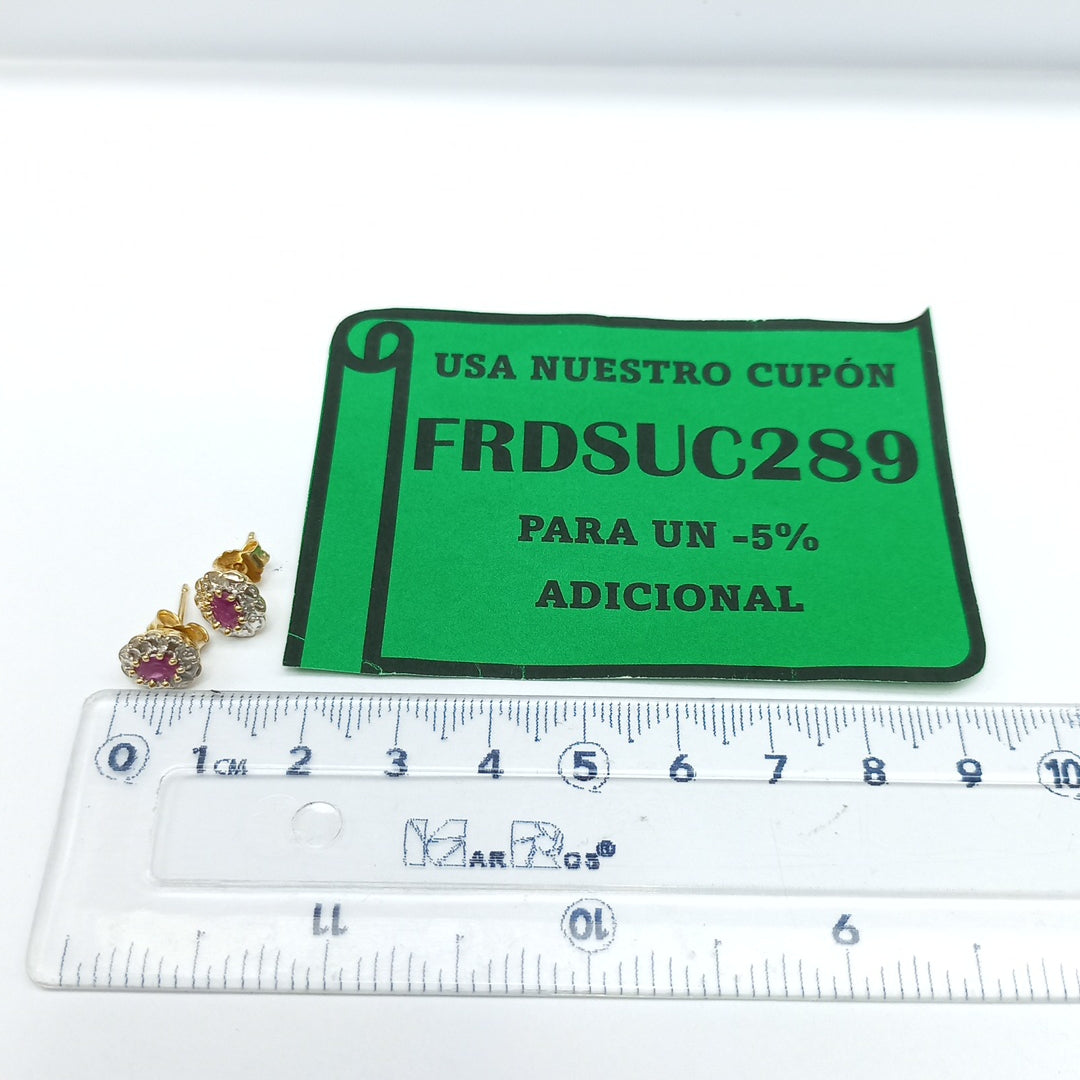 BROQUELES PAR ORO 14 K 2,20 GRMS (SEMINUEVO)