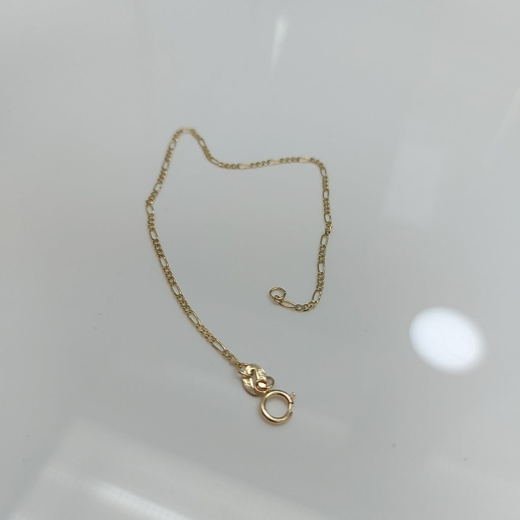 PULSERAS TEJIDO 3X1 ORO 14K 16 CM 0.9 GR (NUEVO)