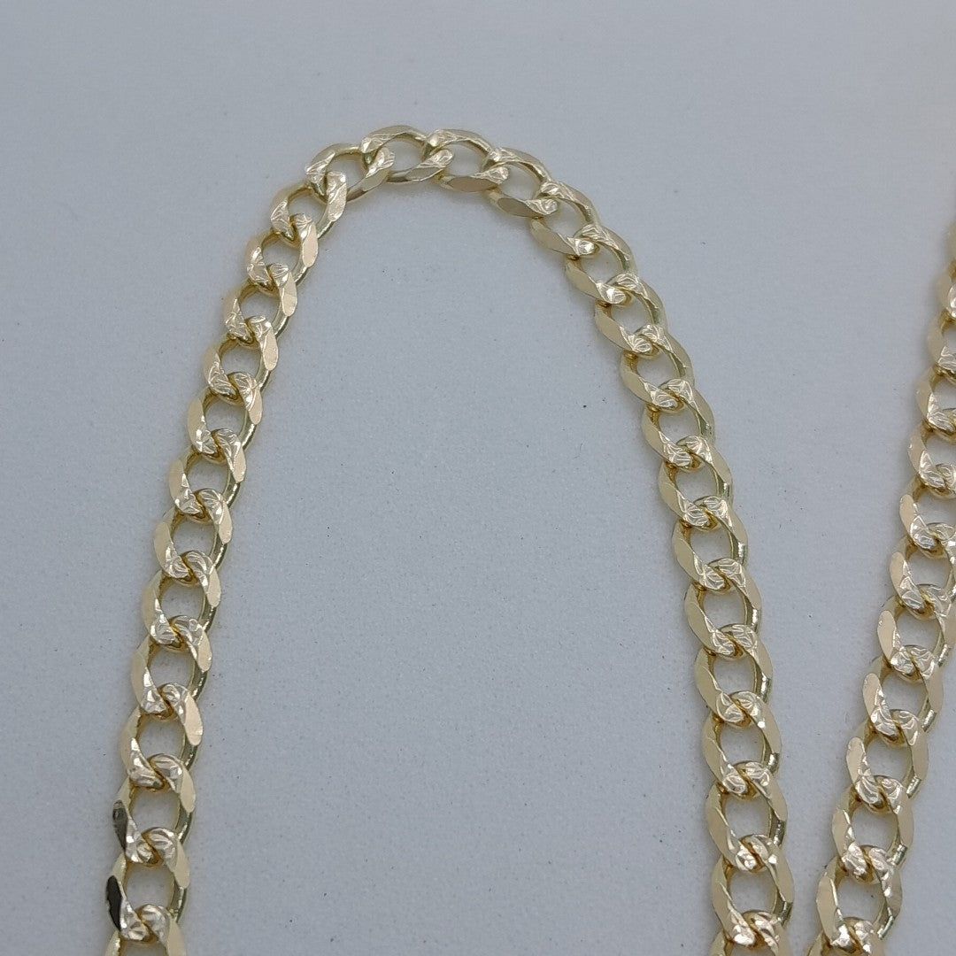 CADENAS BARBADA ORO 14K 55 CM 13.2 GR (NUEVO)
