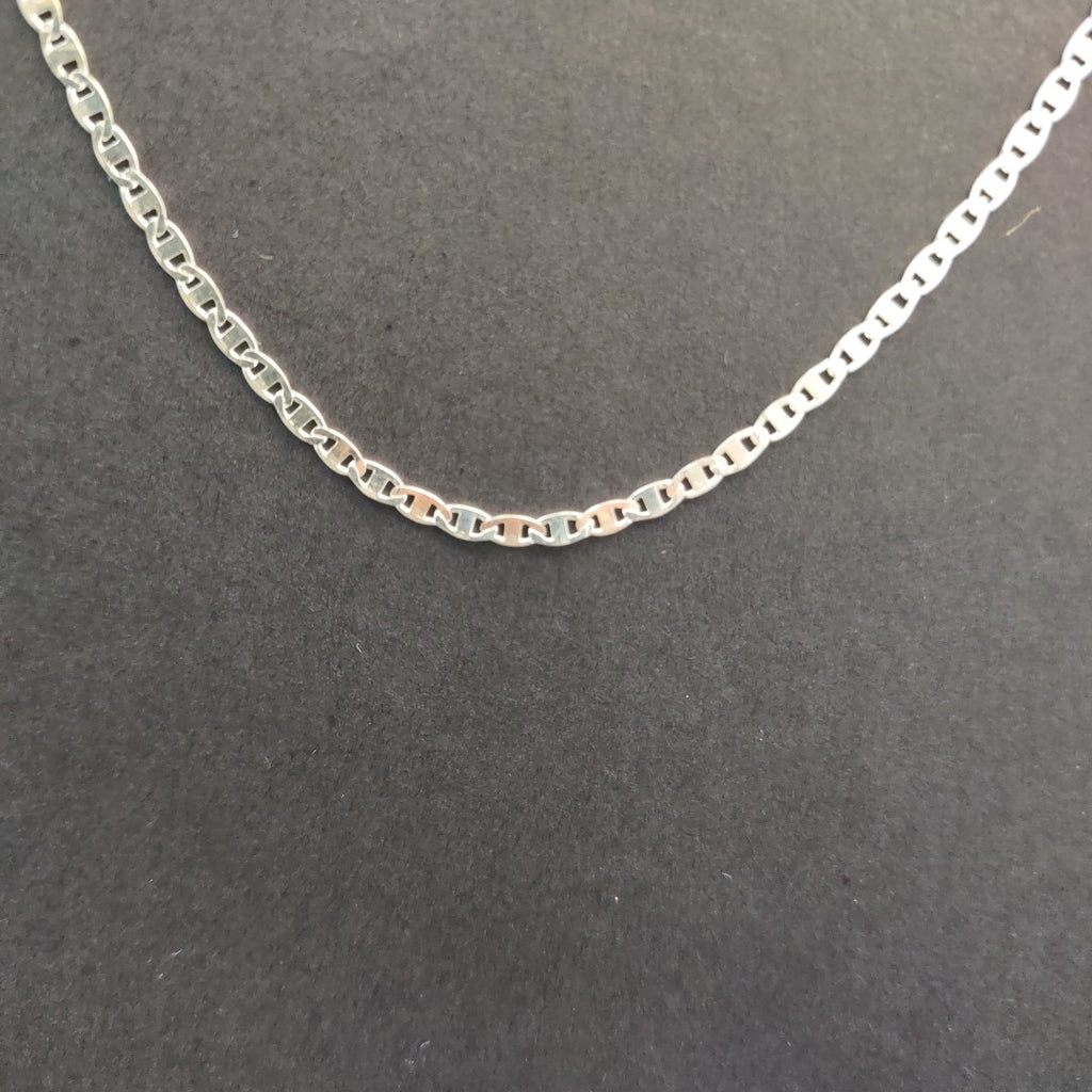 CADENA TEJIDO ESPEJO PLATA .925 60 CM 4.3 GR (NUEVO)