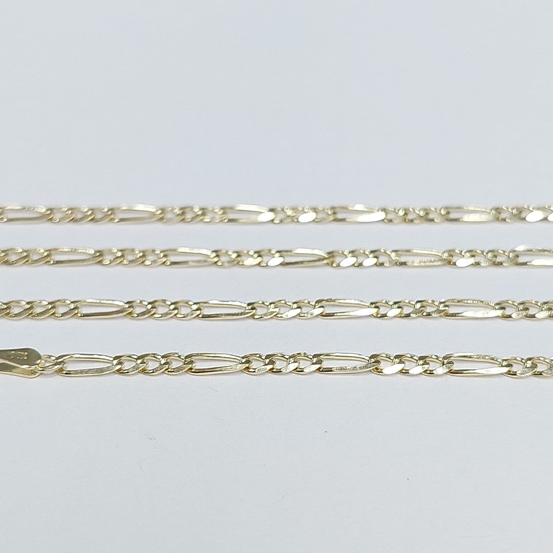 CADENAS 3X1 ORO 14K 55 CM 5.2 GR (NUEVO)