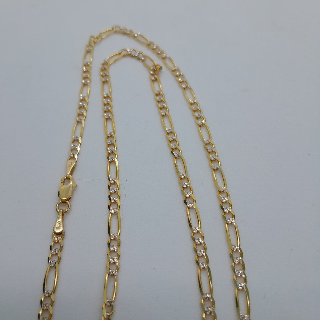 CADENAS 3X1 DIAMANTADA ORO 14K 55 CM 8.6 GR (NUEVO)