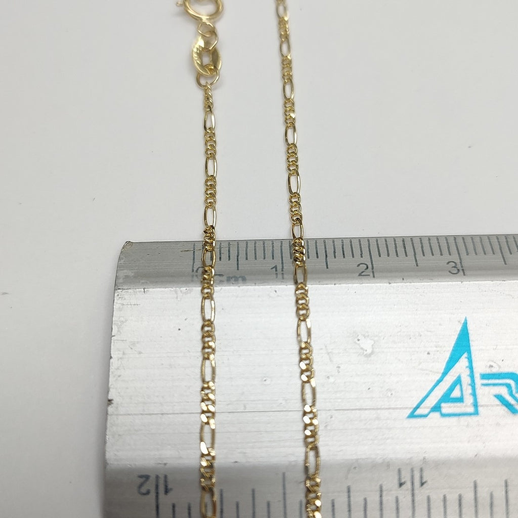 CADENAS TEJIDO 3X1 ORO 14K 55 CM 2.6 GR (NUEVO)