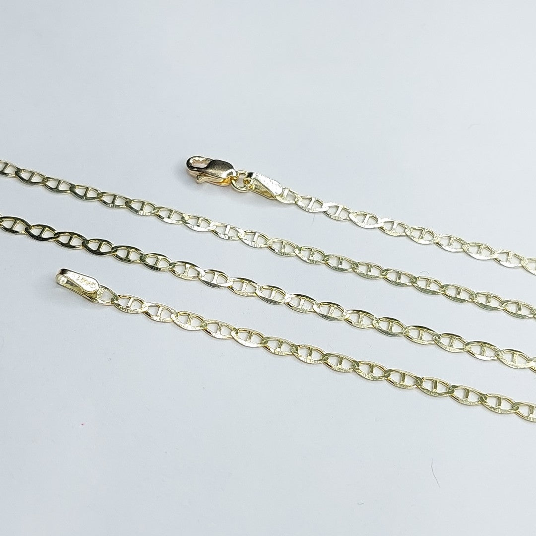 CADENAS TEJIDO GUCHI ORO 10K 60 CM 4.1 GR (NUEVO)